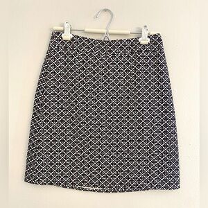 Black and Pink Floral Mini Skirt